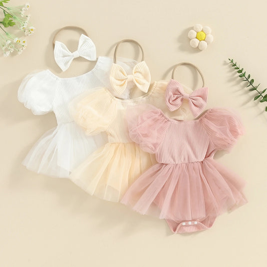 Baby Girl Summer Pure Cotton Princess Dress